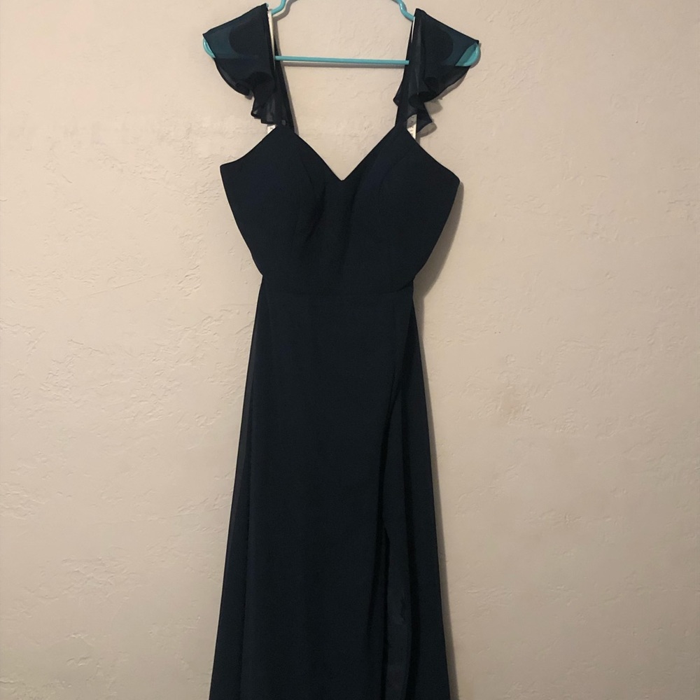 Navy Azazie Bridesmaid Dress